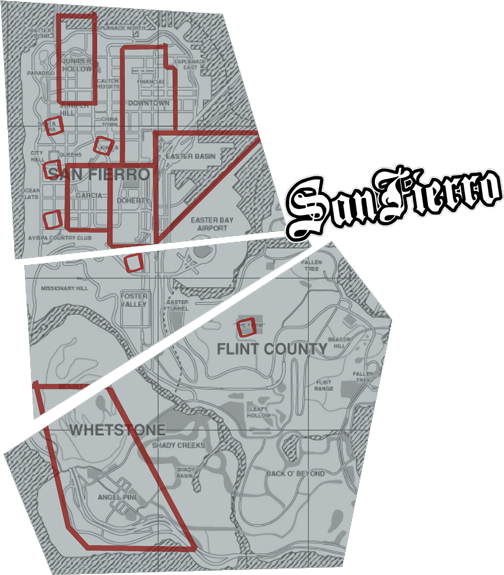 San Fierro map